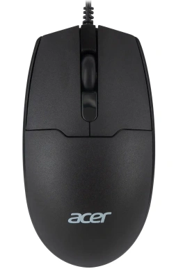 Мышь проводная Acer OMW126 черный, 1200 dpi, USB, кнопки - 3 [ZL.MCEEE.010]