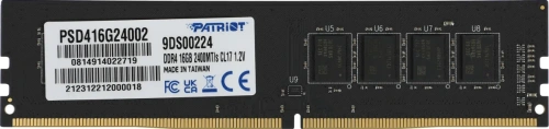Оперативная память Patriot DIMM DDR4 16GB PSD416G24002 {PC4-19200, 2400MHz} [PSD416G24002]