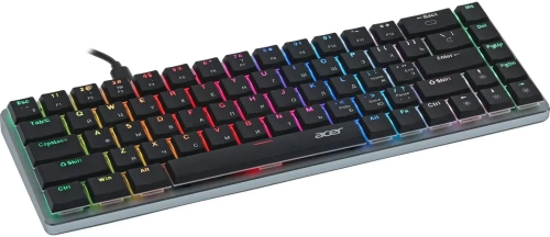 Клавиатура Acer OKW302 (ZL.KBDCC.01C) проводная, USB, серебристый [ZL.KBDCC.01C]