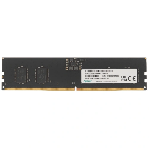 Оперативная память Apacer 8GB DDR5 4800 SODIMM CL40 FL.08G2A.RTH [FL.08G2A.RTH]