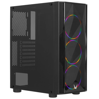 Компьютерный корпус Aerocool Formula F-3401 (V1) черный без БП ATX [F-3401 V1]