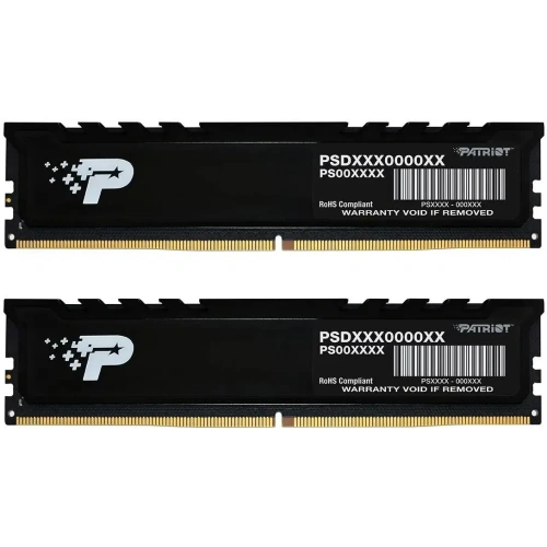 Оперативная память Patriot Signature Premium 64Gb DDR5 (2x32 Gb), 4800 MHz, CL40 [PSP564G4800KH1]