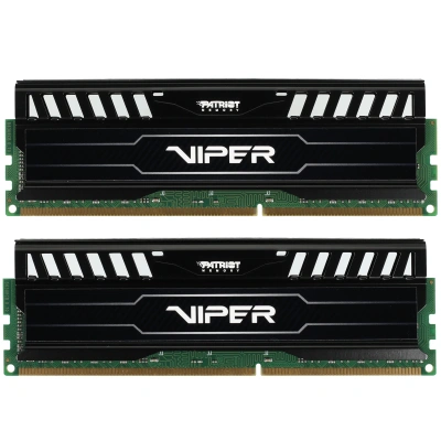 Оперативная память Patriot 16Gb DDR3 1600MHz (2*8Gb) DIMM VIPER3 CL9 [PV316G160C9K] Black [PV316G160C9K]