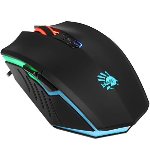 Мышь проводная A4Tech Bloody A70 черный, 6200 dpi, USB, кнопки - 8 [A70 MATTE BLACK]