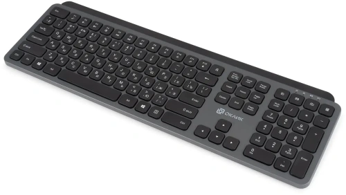 Клавиатура Оклик K859W беспроводная USB серый/черный (2002136) [2002136]