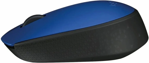Мышь беспроводная Logitech M171 синий, 1000 dpi, радиоканал, USB, кнопки - 3 [910-004640/910-004644]