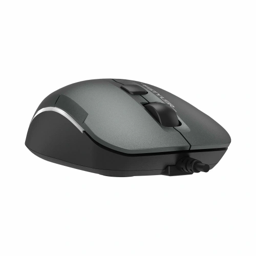 Мышь проводная A4Tech Fstyler FM26 серый/черный, 1600 dpi, USB, кнопки - 4 [FM26 USB (SMOKY GREY)]