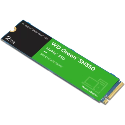 Накопитель SSD WD Green SN350 2000Gb, PCIe 3.0 x4, M.2 2280 [WDS200T3G0C]