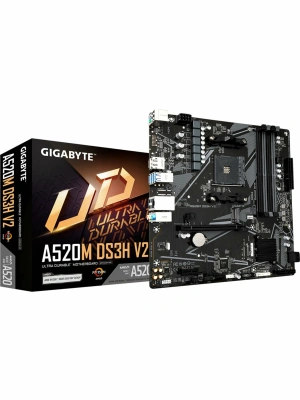 Материнская плата MB GIGABYTE AMD A520 [A520M DS3H V2]