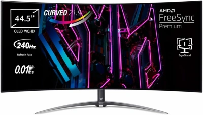 Монитор 44.5&quot; Acer Predator X45bmiiphuzx OLED 3440x1440, 240 Гц [UM.MXXEE.001]