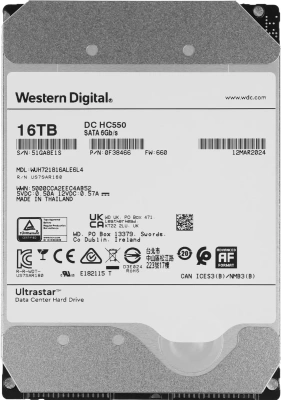 Жесткий диск Western Digital Original SATA-III 16Tb 0F38462 WUH721816ALE6L4 [0F38462]