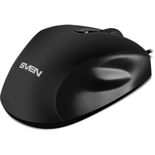 Мышь проводная SVEN RX-113 черный, 2000 dpi, USB, кнопки - 6 [SV-018733]