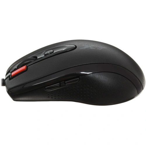 Мышь проводная A4Tech X-718BK черный, 3000 dpi, USB, кнопки - 7 [X-718BK black]