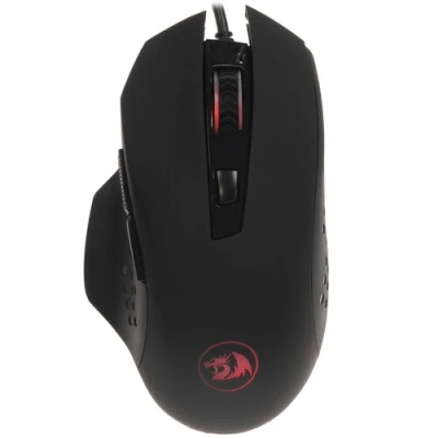 Мышь проводная REDRAGON Gainer черный, 3200 dpi, USB, кнопки - 6 [75170]