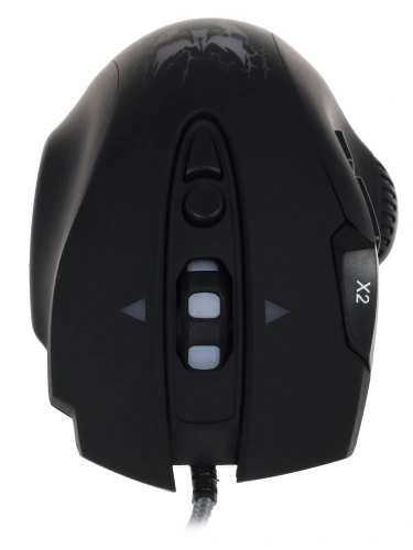 Мышь проводная Qumo Devastator M12 серый, 3200 dpi, USB, кнопки - 8 [M12]