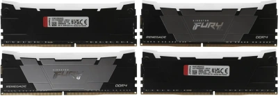 Оперативная память Kingston 32GB 3600MT/s DDR4 CL16 DIMM (Kit of 4) FURY Renegade RGB [KF436C16RB2AK4/32]