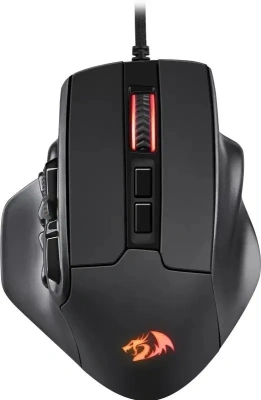 Мышь проводная REDRAGON Aatrox черный, 12400 dpi, USB, кнопки - 15 [71276]