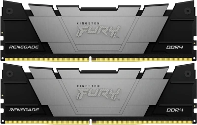 Оперативная память Kingston DDR4 2x32GB 3600MHz KF436C18RB2K2/64 Fury Renegade Black RTL Gaming PC4-28800 CL18 DIMM 288-pin 1.35В dual rank с радиатором Ret [KF436C18RB2K2/64]