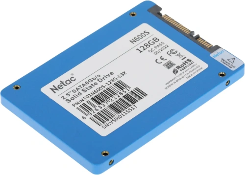 Накопитель SSD Netac 128Gb N600S Series 2.5&quot; [NT01N600S-128G-S3X]