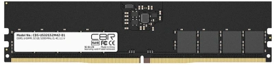 Оперативная память CBR DDR5 DIMM (UDIMM) 16GB CD5-US16G48M40-01 PC5-38400, 4800MHz, CL40, 1.1V [CD5-US16G48M40-01]