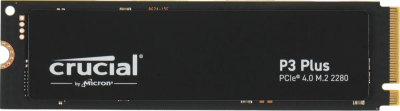 Накопитель SSD Crucial P3+, 500Gb, PCIe 4.0 x4, M.2 2280, NVMe, R/W 4700/1900 [CT500P3PSSD8]