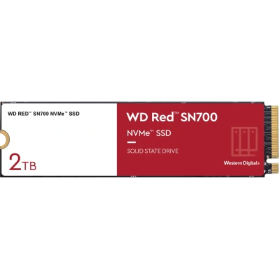 Накопитель SSD WD Red SN700 2000 Gb PCIe 3.0 x4, M.2 2280, NVMe, R/W 3400/2900 [WDS200T1R0C]