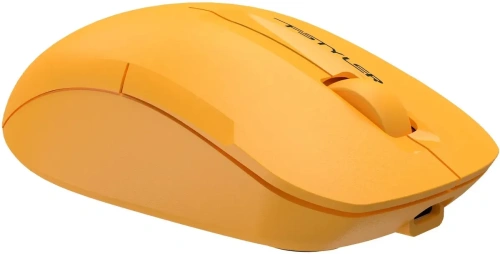 Мышь беспроводная A4Tech Fstyler FG15C Air2 желтый, 1200 dpi, радиоканал, USB, кнопки - 3 [FG15C AIR2 желтый]