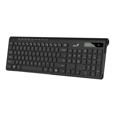 Клавиатура Genius SlimStar 7230 беспроводная, USB, Радиоканал, черный [31310021402]