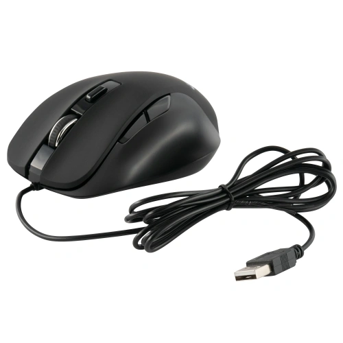 Мышь проводная Acer OMW120 черный, 2000 dpi, USB, кнопки - 6 [ZL.MCEEE.00H]