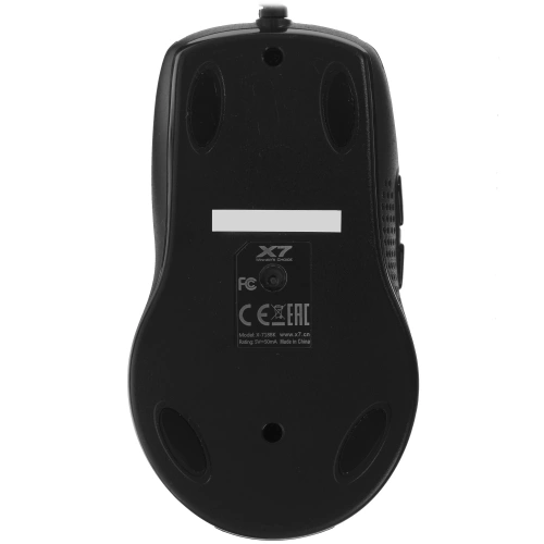 Мышь проводная A4Tech X-718BK черный, 3000 dpi, USB, кнопки - 7 [X-718BK black]