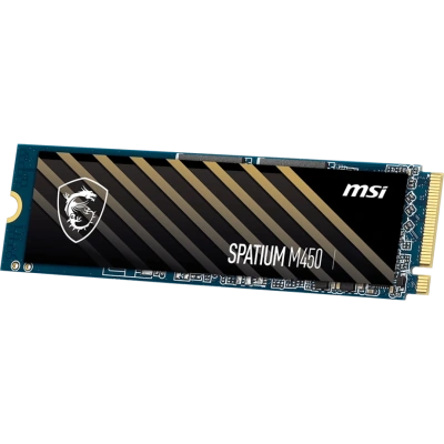 Накопитель SSD MSI SPATIUM M450 500GB, M.2 2280, PCIe 4.0 x4, NVMe, R/W 3600/2300 [S78-440K220-P83]