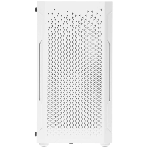 Компьютерный корпус Powercase Mistral Micro Z3W Mesh LED, Tempered Glass, 2x 140mm + 1х 120mm 5-color fan, белый, mATX [CMIMZW-L3]