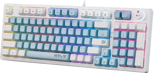 Клавиатура Defender Hawk GK-418 (45422) проводная, USB, белый [45422]