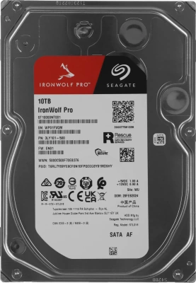 Жесткий диск Seagate SATA-III 10Tb ST10000NT001 NAS Ironwolf Pro 512E (7200rpm) 256Mb 3.5&quot; [ST10000NT001]