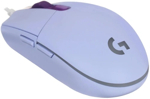Мышь проводная Logitech G102 LIGHTSYNC фиолетовый, 8000 dpi, USB, кнопки - 6 [910-005857/910-005854]
