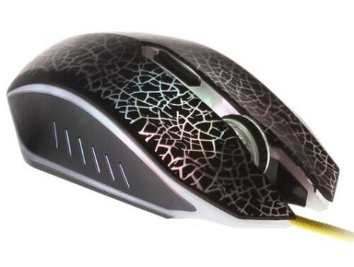 Мышь Qumo Solaris M10 + коврик, проводная, оптическая, 800/1200/1600/2200 dpi [SW-GM550]