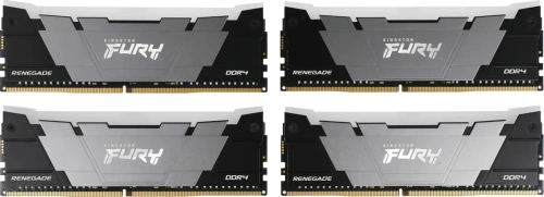 Оперативная память Kingston DDR4 4x16GB 3600MHz KF436C16RB12AK4/64 Fury Renegade RGB RTL Gaming PC4-28800 CL16 DIMM 288-pin 1.35В kit dual rank с радиатором Ret [KF436C16RB12AK4/64]