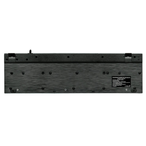 Клавиатура KG-23U BLACK Nakatomi Gaming - игровая с RGb-подсветкой, USB, черная [KG-23U BLACK]