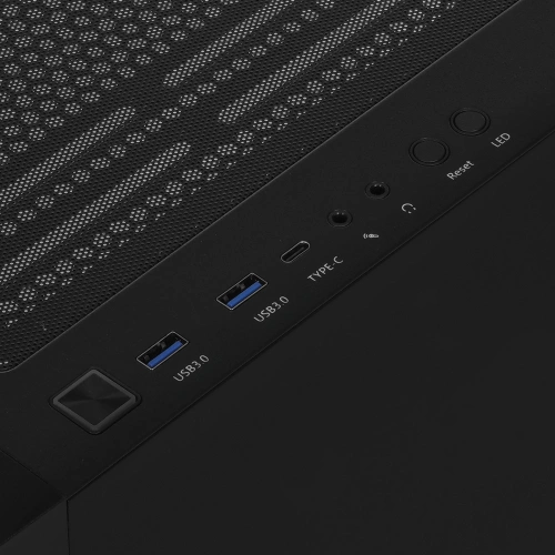 Компьютерный корпус 1STPLAYER FD8 Black [FD8-BK-4F1]