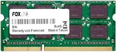 Оперативная память Foxline SODIMM 8GB 3200 DDR4 CL22 (1Gb*8) [FL3200D4S22-8GSE]