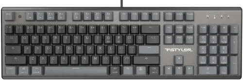 Клавиатура A4Tech Fstyler FS100 Neon проводная, USB, черный [FS100 черный]