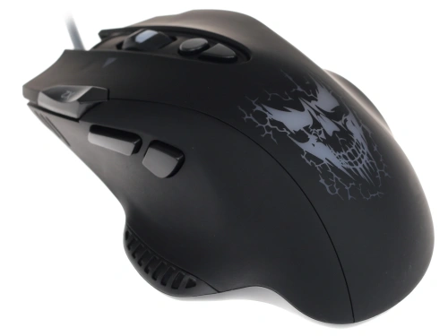 Мышь проводная Qumo Devastator M12 серый, 3200 dpi, USB, кнопки - 8 [M12]