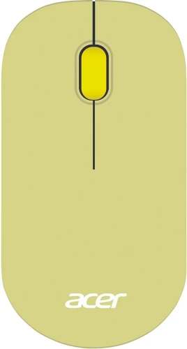 Мышь беспроводная Acer OMR205 зеленый/желтый, 1200 dpi, кнопки - 3 [ZL.MCEEE.02J]