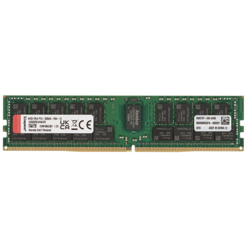 Оперативная память Kingston 64GB 3200MHz DDR4 ECC Reg CL22 DIMM 2Rx4 Hynix C Rambus [KSM32RD4/64HCR]