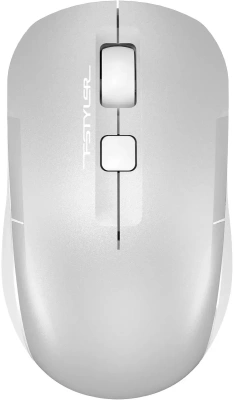 Мышь беспроводная A4Tech Fstyler FB26CS Air2 серебристый/белый [FB26CS AIR2 ICY WHITE]