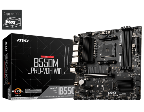 Материнская плата MSI [B550M PRO-VDH WIFI]