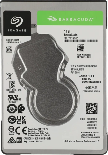Жесткий диск Seagate Original SATA-III 1Tb ST1000LM048 Barracuda (5400rpm) 128Mb 2.5" [ST1000LM048]