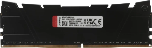 Оперативная память Kingston 32Gb DDR4 3200MHz (4x8GB) DIMM Fury Renegade Black RTL Gaming PC4-25600 CL16 288-pin 1.35В single rank с радиатором Ret [KF432C16RB2K4/32]
