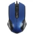 Мышь проводная Qumo Office M14 синий, 1000 dpi, USB, кнопки - 3 [M14 Blue]