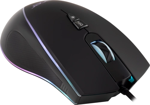 Мышь проводная Acer OMW131 черный, 6400 dpi, USB, кнопки - 7 [ZL.MCEEE.015]